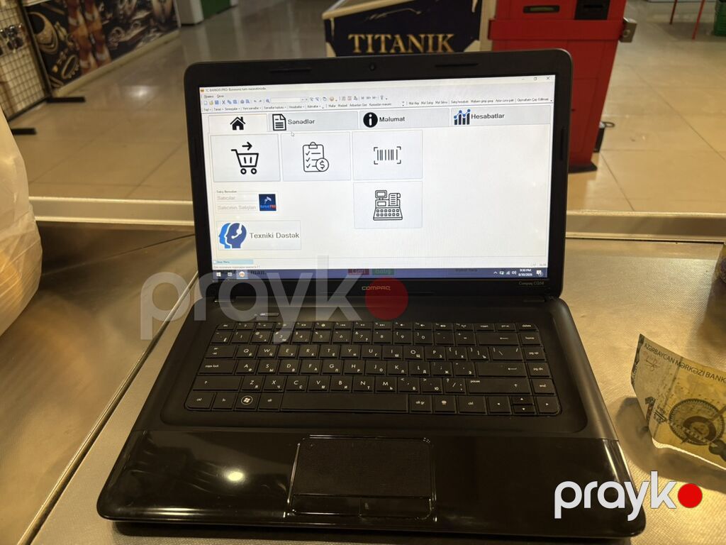1C Proqramli Noutbook Anbar ve satis Compaq CQ58 noutbuk Texniki — Digər notbuklar, Şamaxı (8)