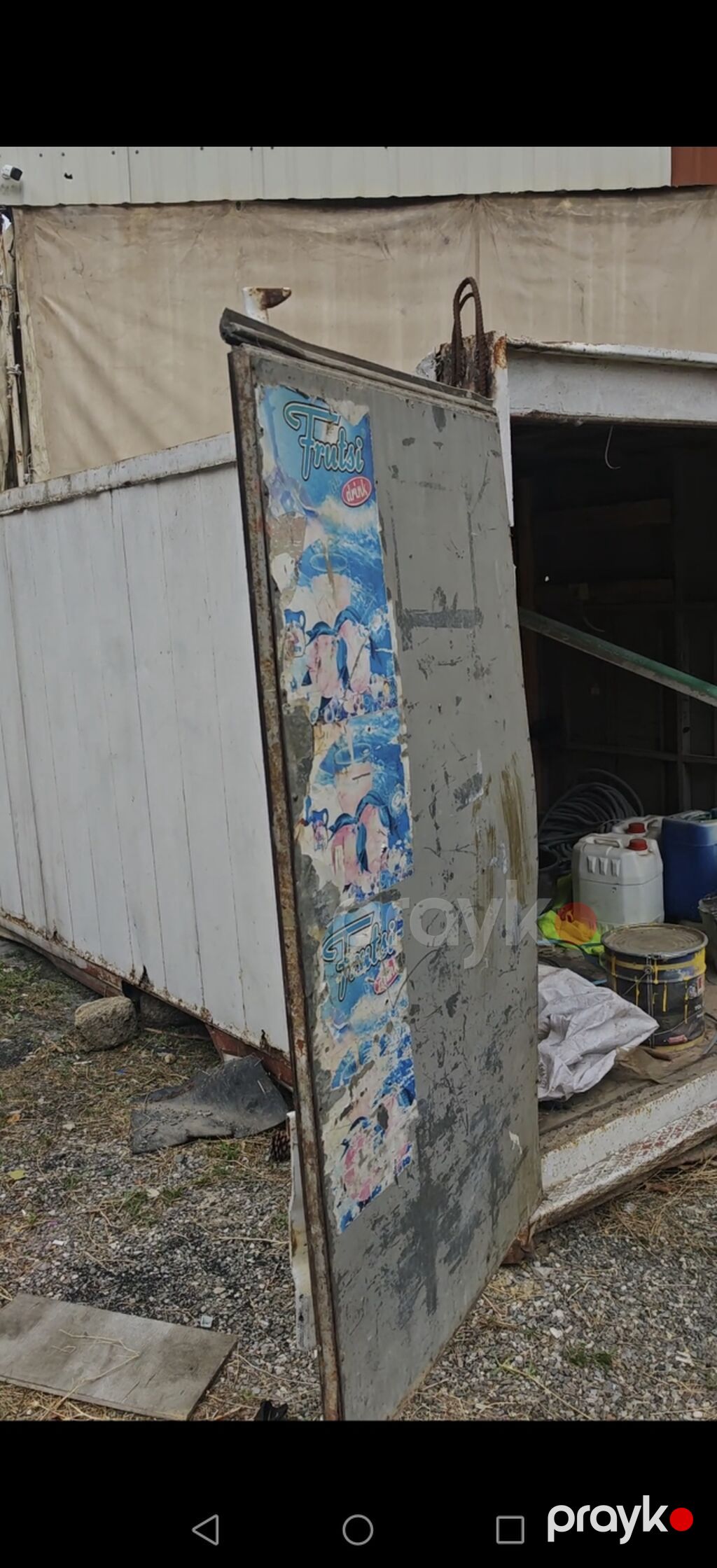 Metal konteyner – sahə ofisi/anbar üçün 2 ədəd köhnə konteyner — Hazır konstruksiyalar, Bakı (5)