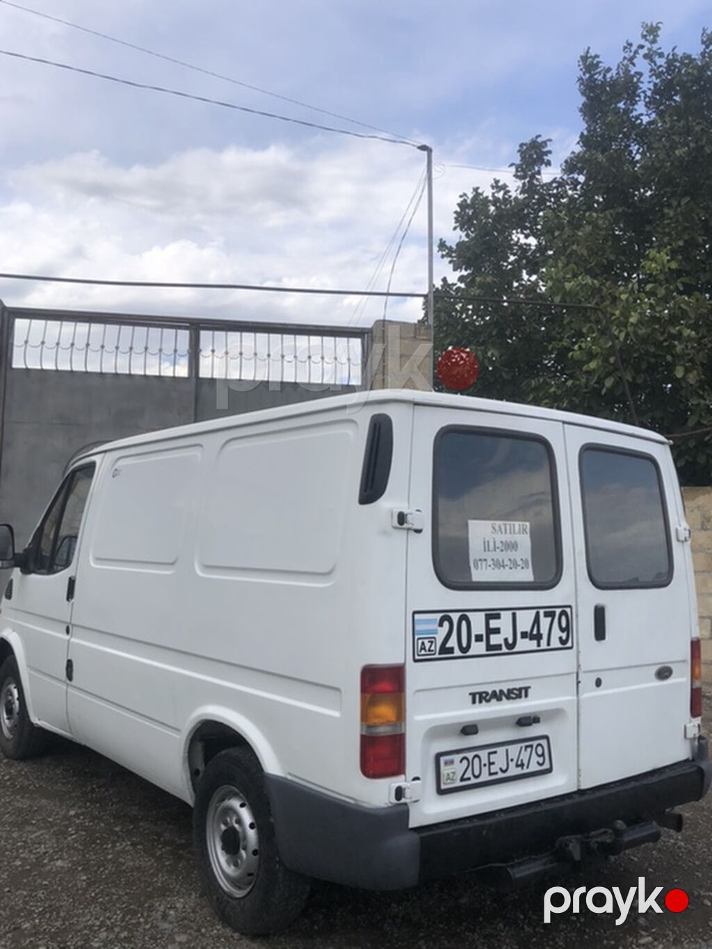 Ford Transit yük mikroavtobusu - Korpus: ağ rəng, ikitaylı arxa qapı — Avtomobillər, Gəncə (2)