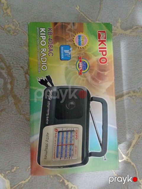 Kıpo KB-408AC radio - 5 diapazonlu qəbuledici: AM/FM/TV/SW1/SW2 — Digah