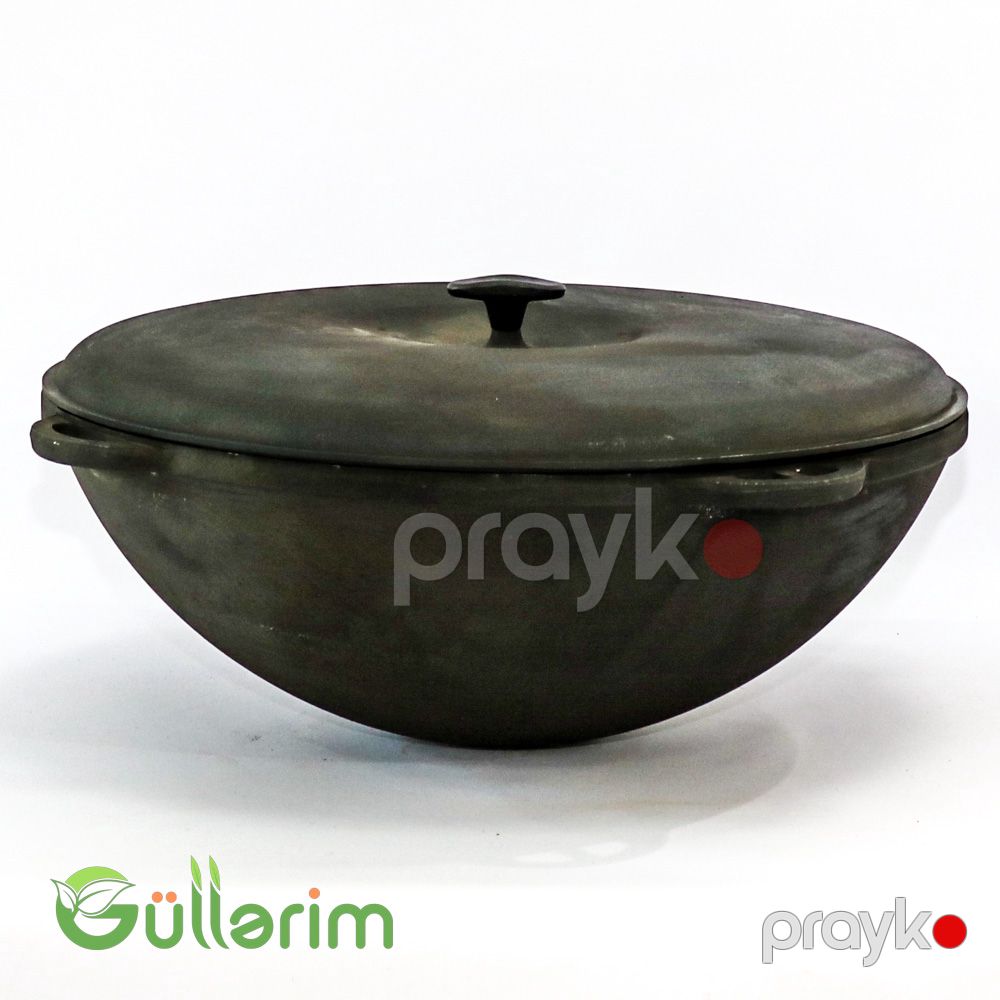 Çuqun Plov Qazanı – Qapaqlı, Dərin Model — Mangal və aksesuarları, Bakı (7)