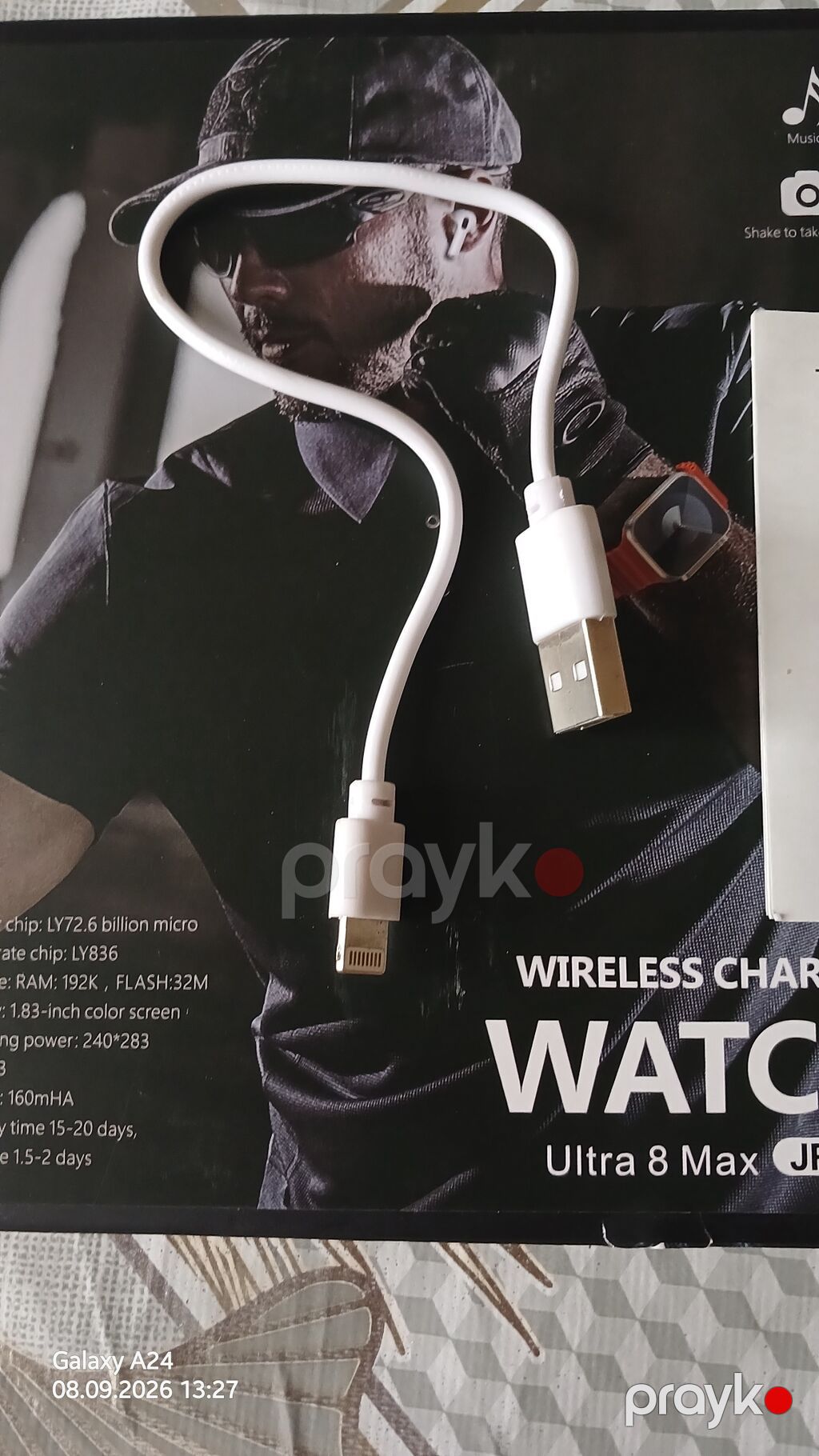 Smart Saat JR-X9 Ultra 8 Max – 49 mm, 2.01" Full Screen — Ağıllı saatlar, Bakı (3)