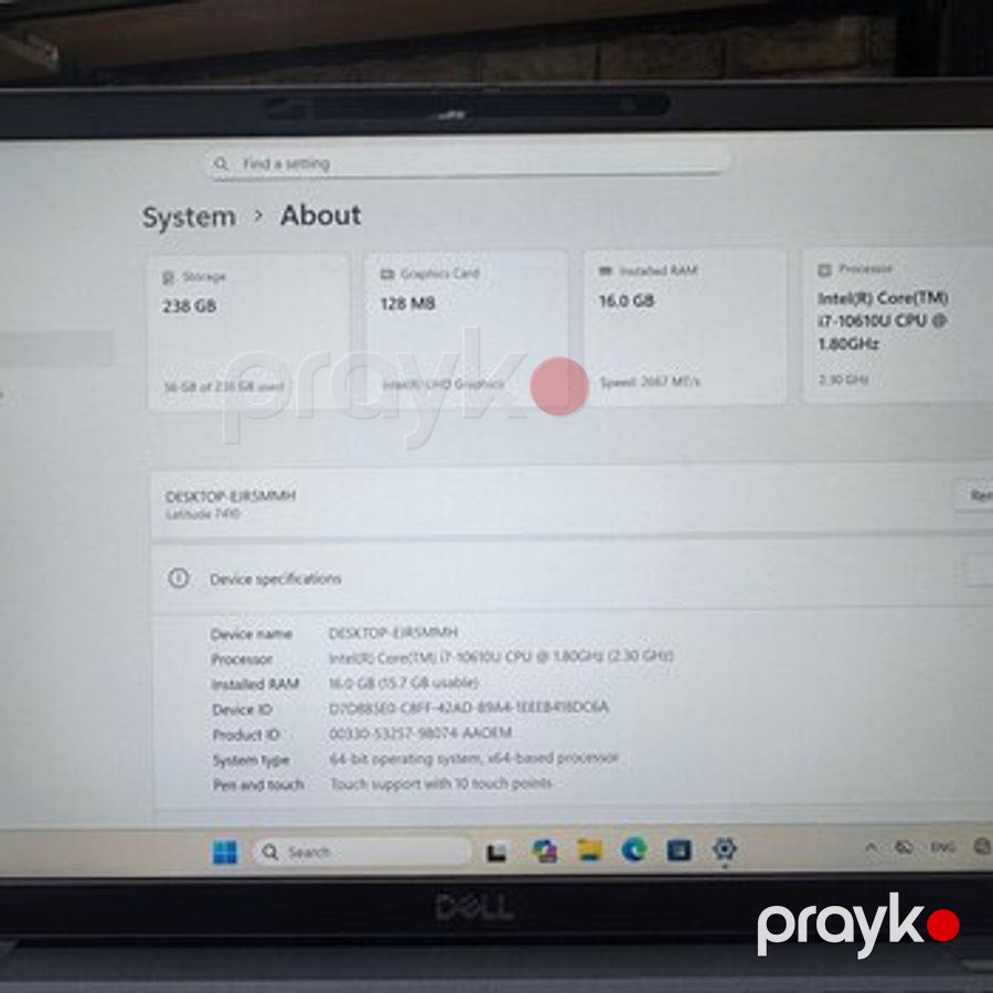 Dell Latitude 7510 touchscreen — Noutbuklar, Bakı (8)