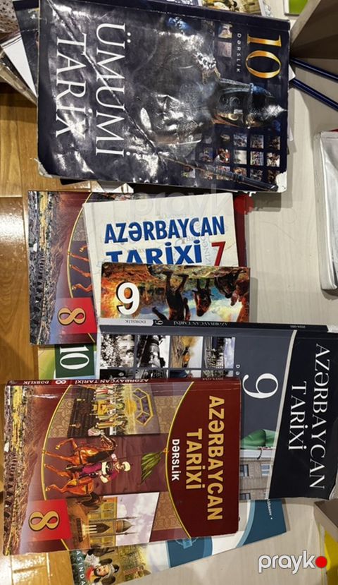 Məktəb dərslikləri dəsti – Tarix fənni 6;7;8;9;10 Azərbaycan Tarix — Bakı