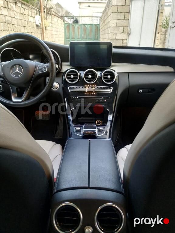 Mercedes C 300, 2.0 L, 2016 il, 95 000 km — Avtomobillər, Bakı (7)