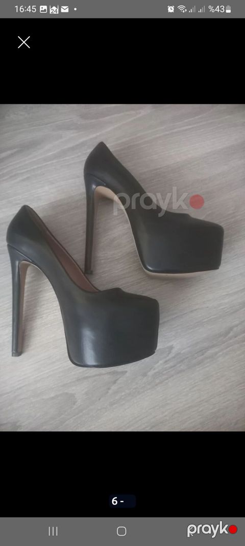 Tuflilər, Ölçü: 39, rəng - Qara, Yeni — Xırdalan