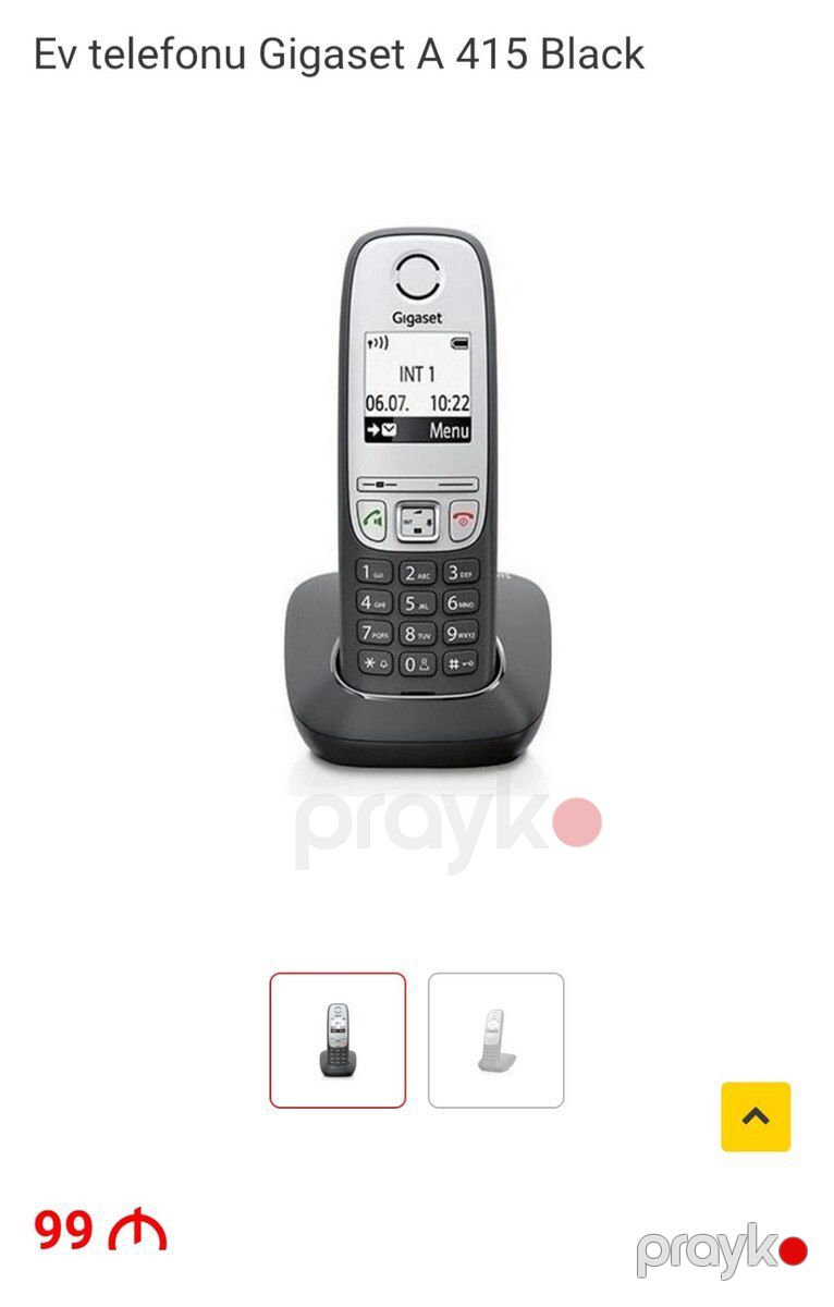Stasionar telefon Gigatech A415 — Smartfonlar, Bakı (4)