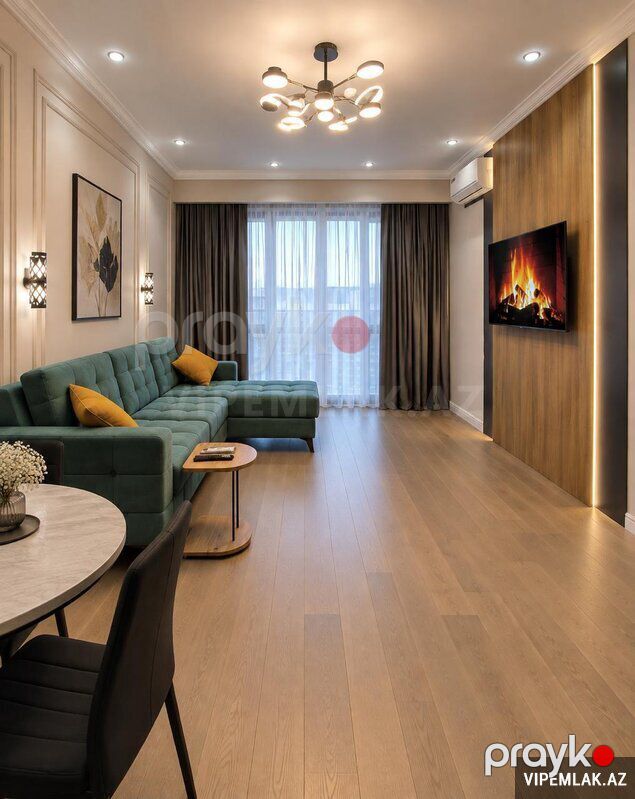 Nərimanov rayonunda 3 otaqlı Yeni tikili Satılır, 70 m² — Mənzil, Bakı (2)