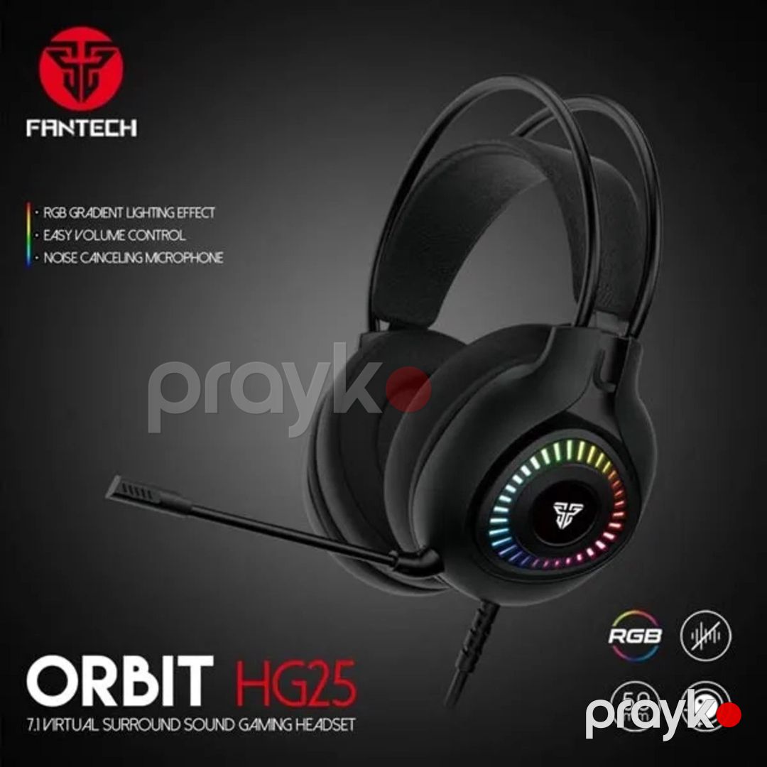 Fantech Orbit HG25 7.1 Virtual Surround Sound Gaming Headset — Səs texnikası, Bakı (4)