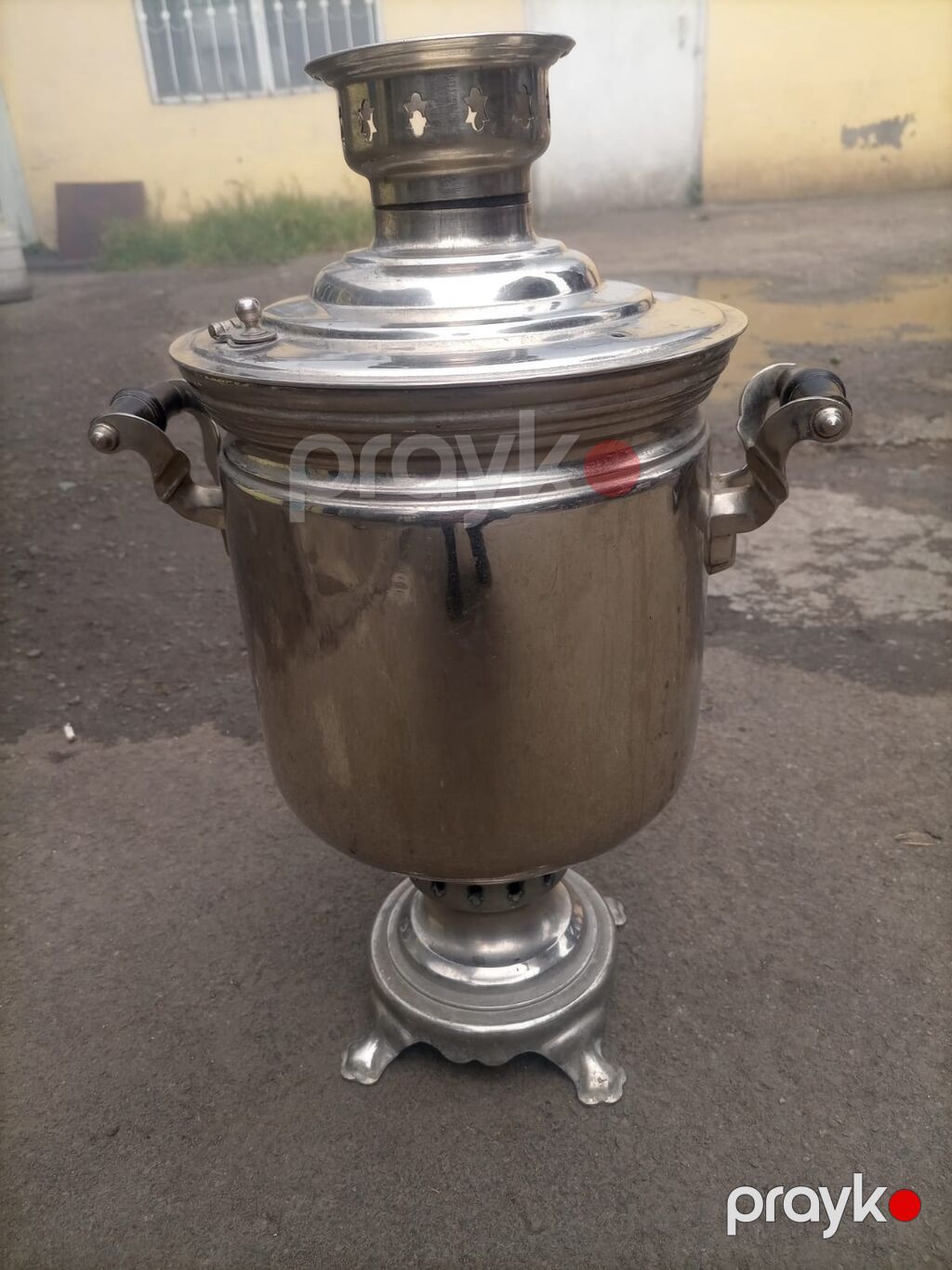 Klassik metal samovar – kömür/odla işləyən model - Material: qalın — Samovarlar, Bakı (4)