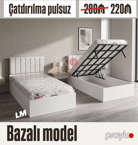 Yeni, Təknəfərlik çarpayı, Bazalı, Matras ilə — Bakı