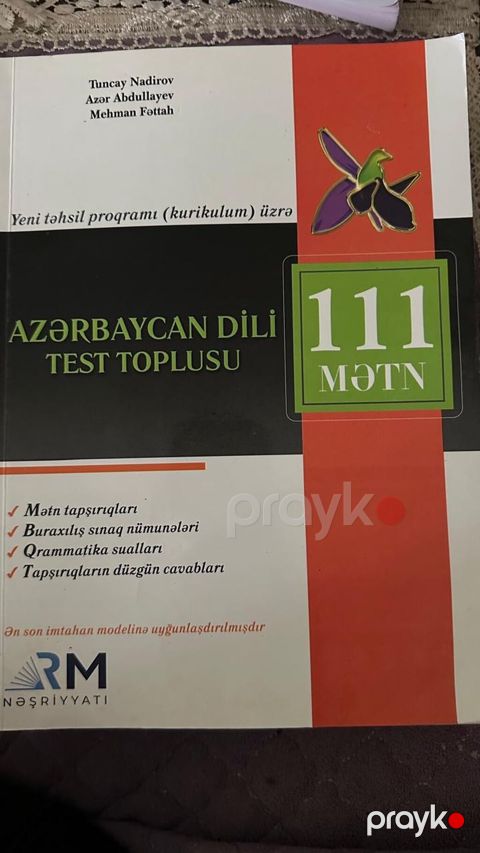 Yeni təhsil proqramı (kurikulum) üzrə “Azərbaycan dili test toplusu — Bakı