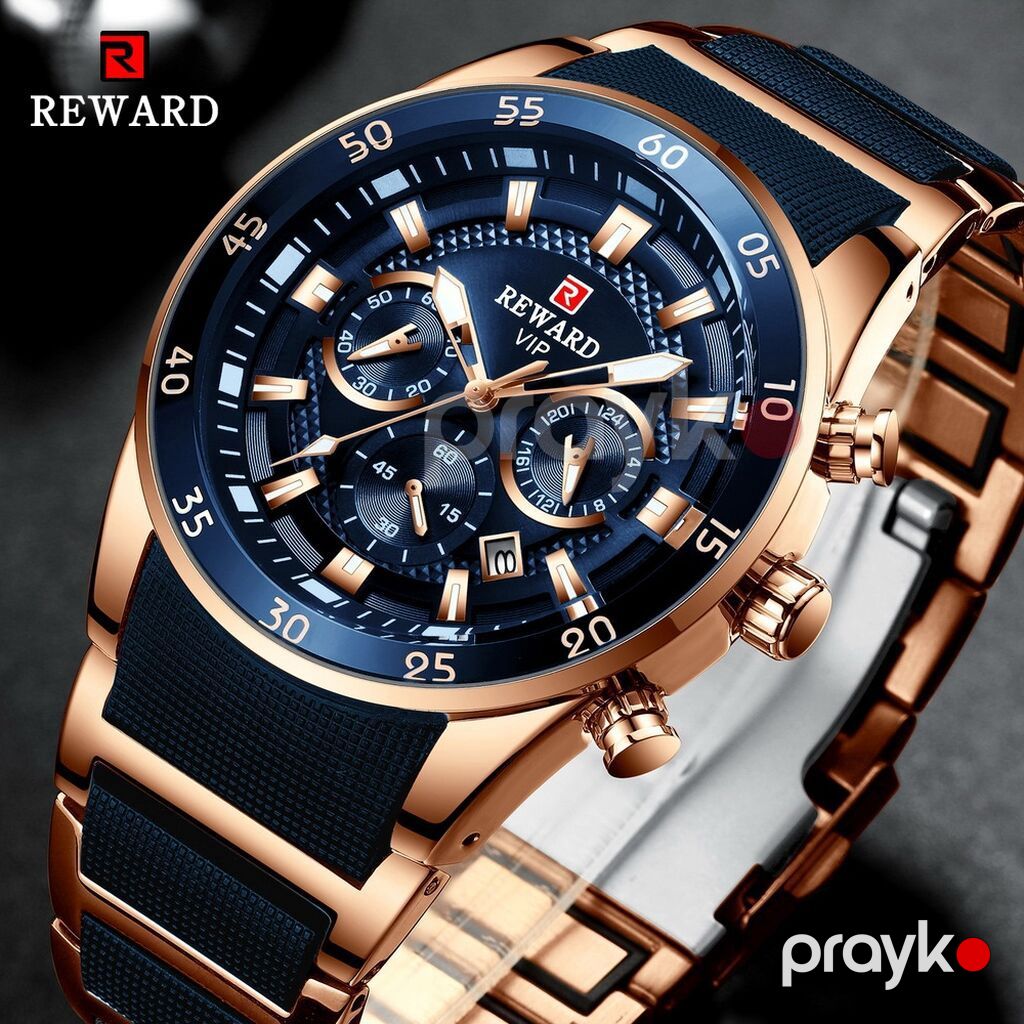 Reward VIP kişi qol saatı - Korpus: qızılı tonlarda paslanmayan polad — Qol saatları, Bakı (2)