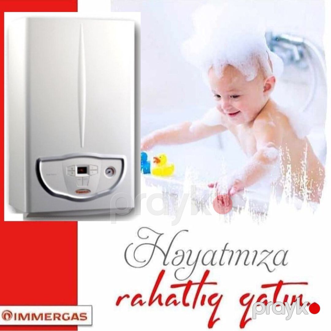 Kombi Immergas Mini Eolo — Təmir və inşaat, Bakı (6)