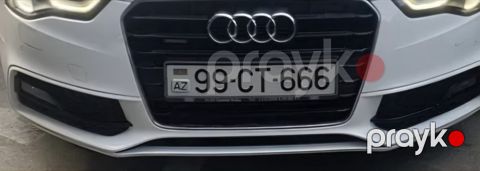Avtomobil qeydiyyat nişanı - 99-CT-666 — Bakı