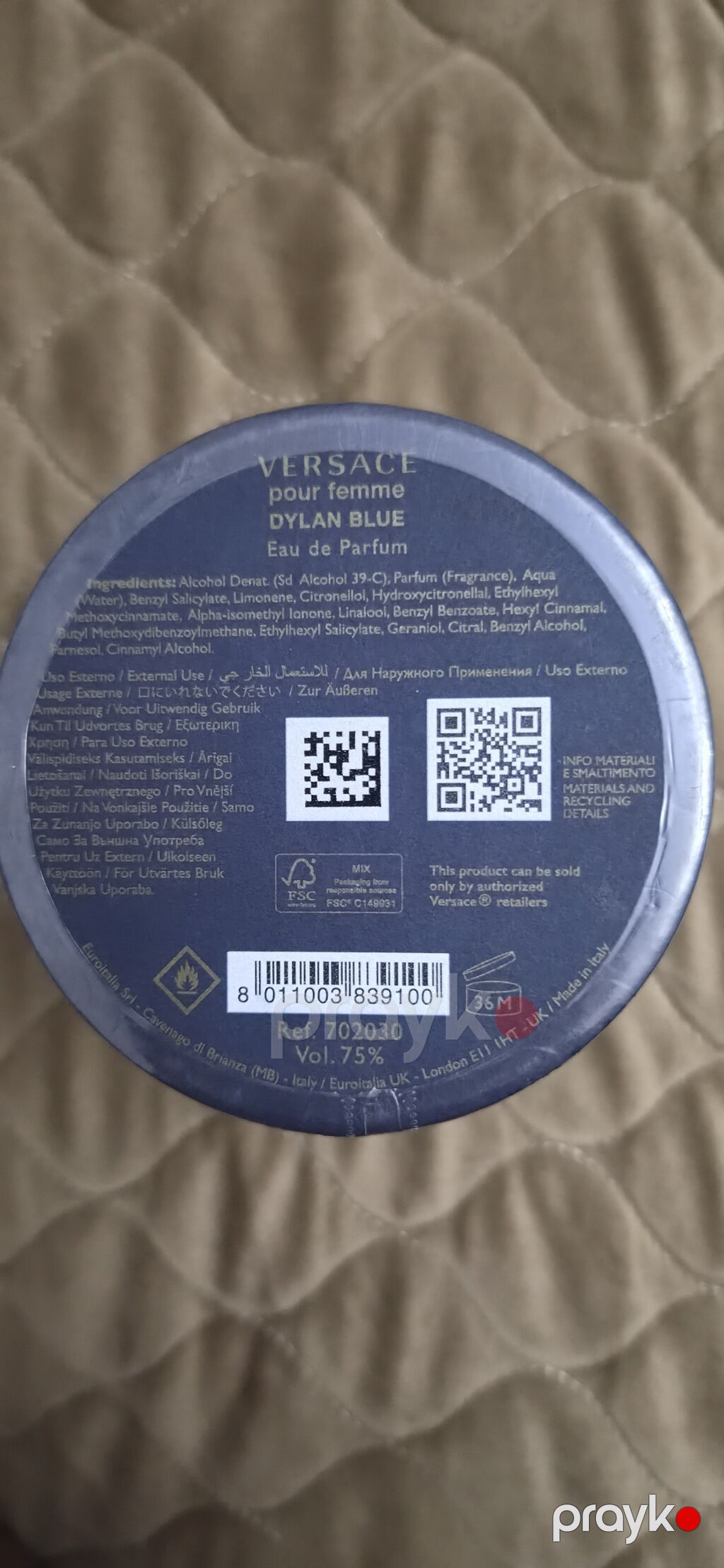 Versace Pour Femme Dylan Blue – Eau de Parfum, original dyti freedan — Ətir, Bakı (3)