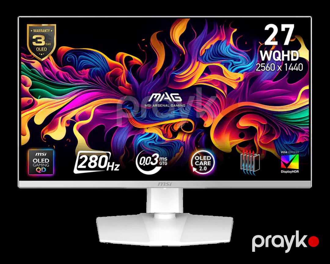 Msı qd-oled 2K 280Hz White — Kompüterlər və noutbuklar, Bakı (5)