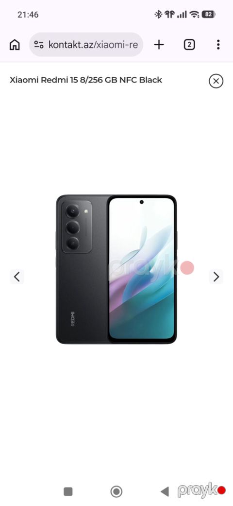 Redmi 256 GB, rəng - Qara, Zəmanət, Barmaq izi, İki sim kartlı — Siyəzən