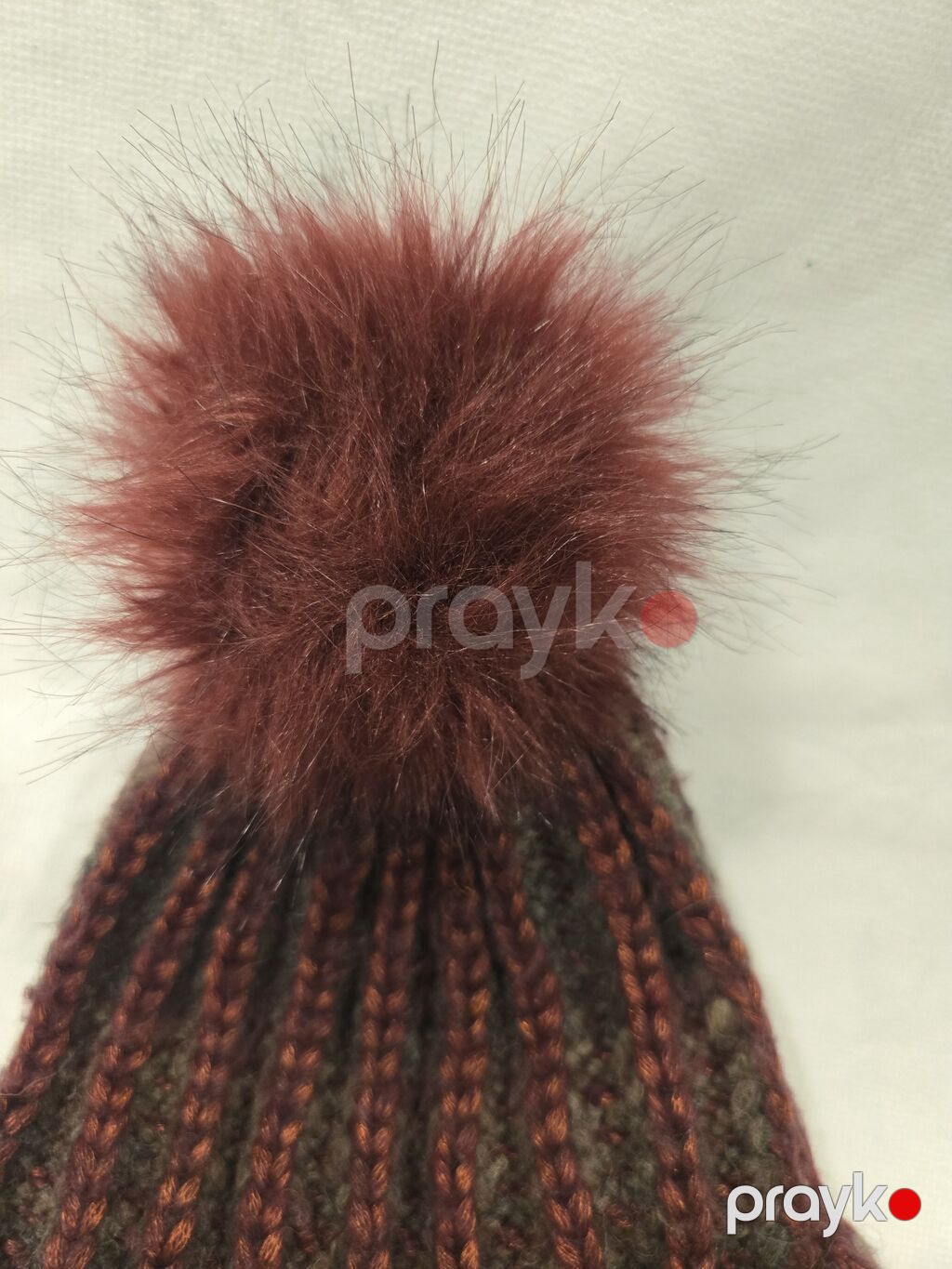 Toxunma, trikotaj papaq, İşlənmiş, rəng - Boz, One size — Baş geyimi, Bakı (7)