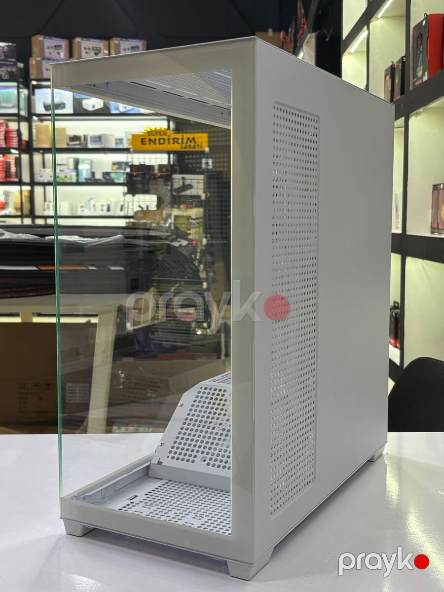 Gaming Case "M14 E-Atx Aquarium Gaming Case (White)" — Kompüterlər və noutbuklar, Bakı (5)