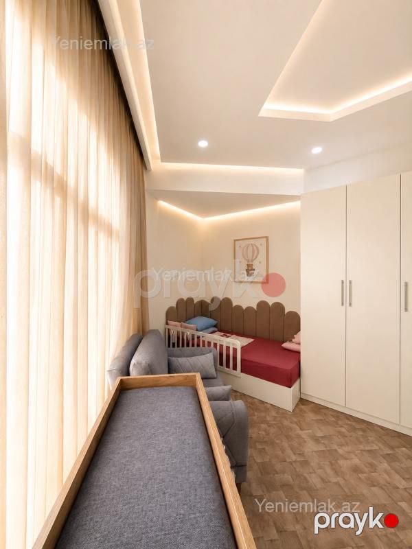 Satılır 3 otaqlı Bina evi menzil (Yeni tikili), 110 m², Xətai rayonu — Mənzil, Bakı (8)