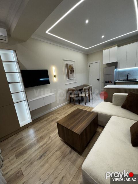 Nəsimi rayonunda 2 otaqlı Yeni tikili Kirayə verilir, 55 m² — Bakı