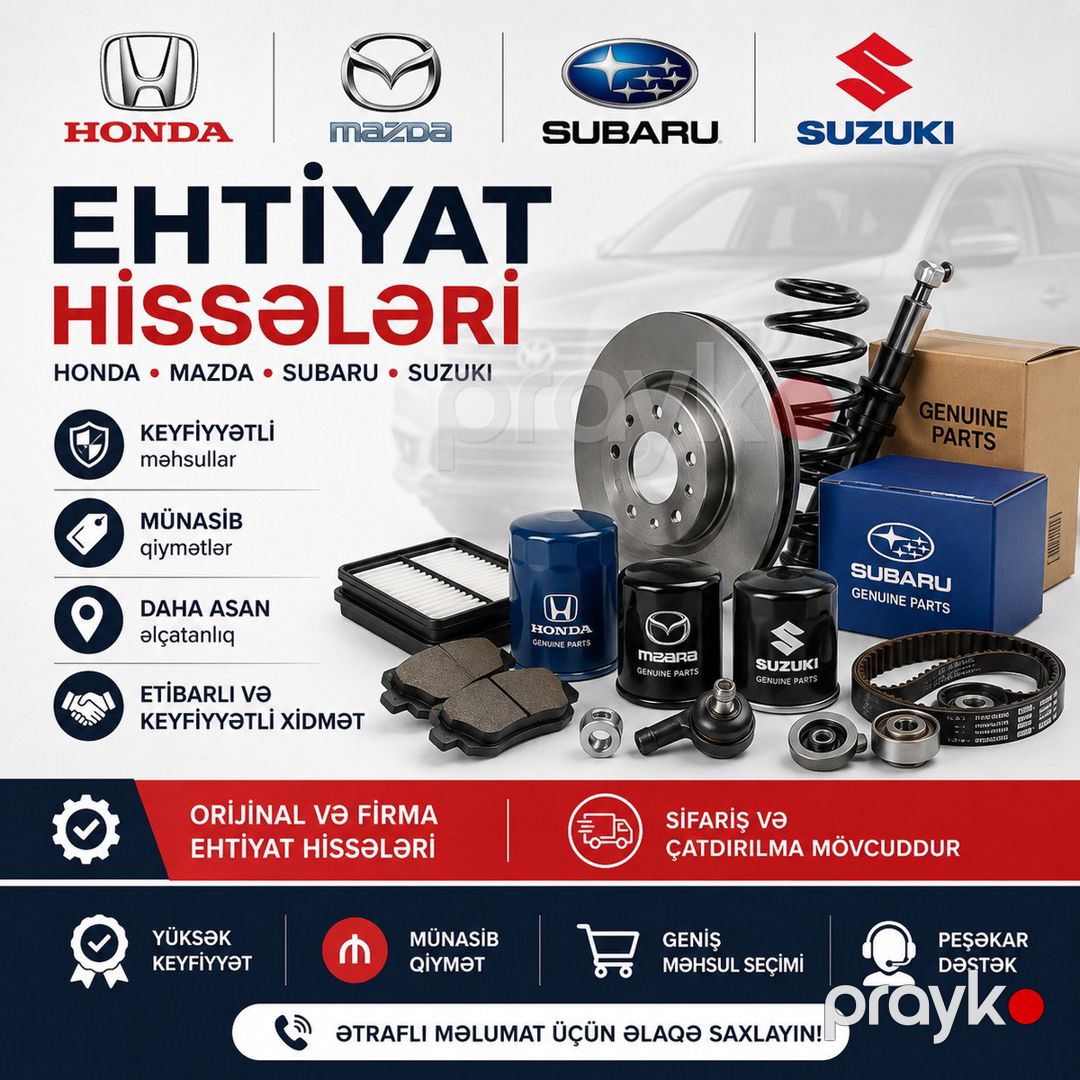 Honda, Mazda, Subaru, Suzuki ehtiyat hissəsi — Ehtiyat hissələri və aksesuarlar, Bakı (6)