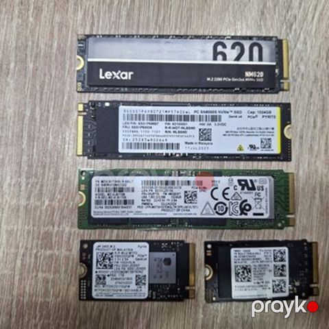 M2 Nvme SSD 1TB Samsung lexar micron wd 96-100% — Bakı
