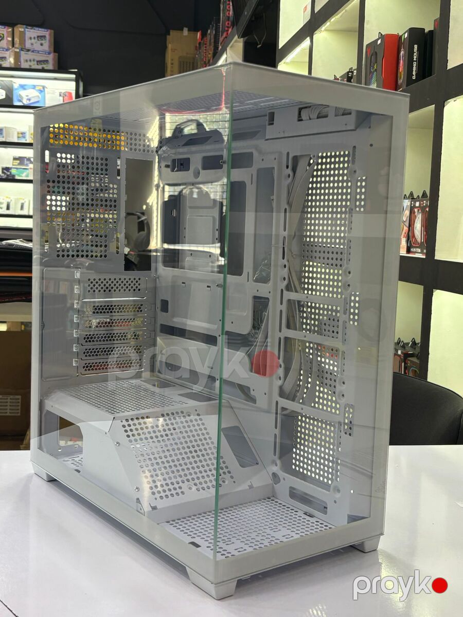 Gaming Case "M14 E-Atx Aquarium Gaming Case (White)" — Kompüterlər və noutbuklar, Bakı (2)