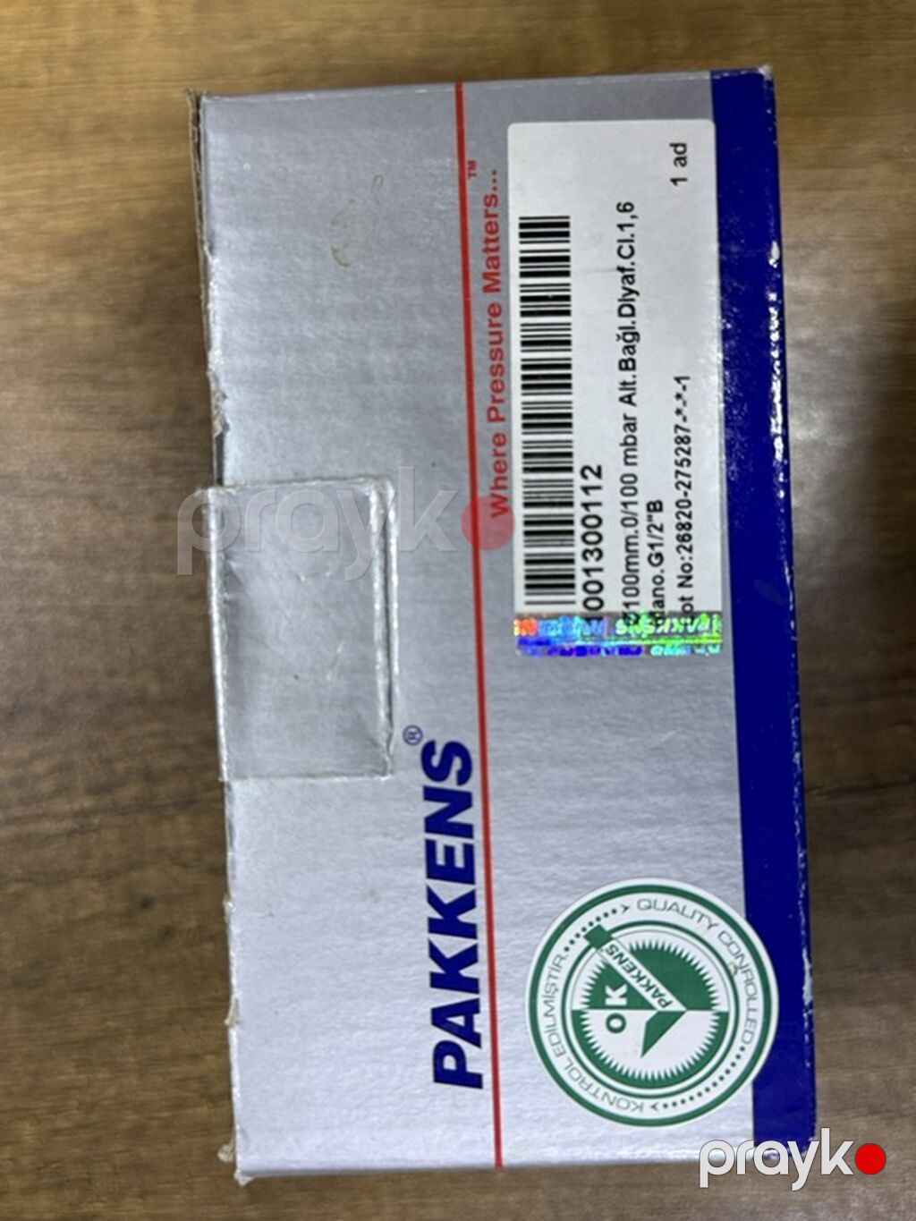 Pakkens manometr – mexaniki təzyiq göstəricisi - Brend: Pakkens — Nəzarət-ölçü, Bakı (3)