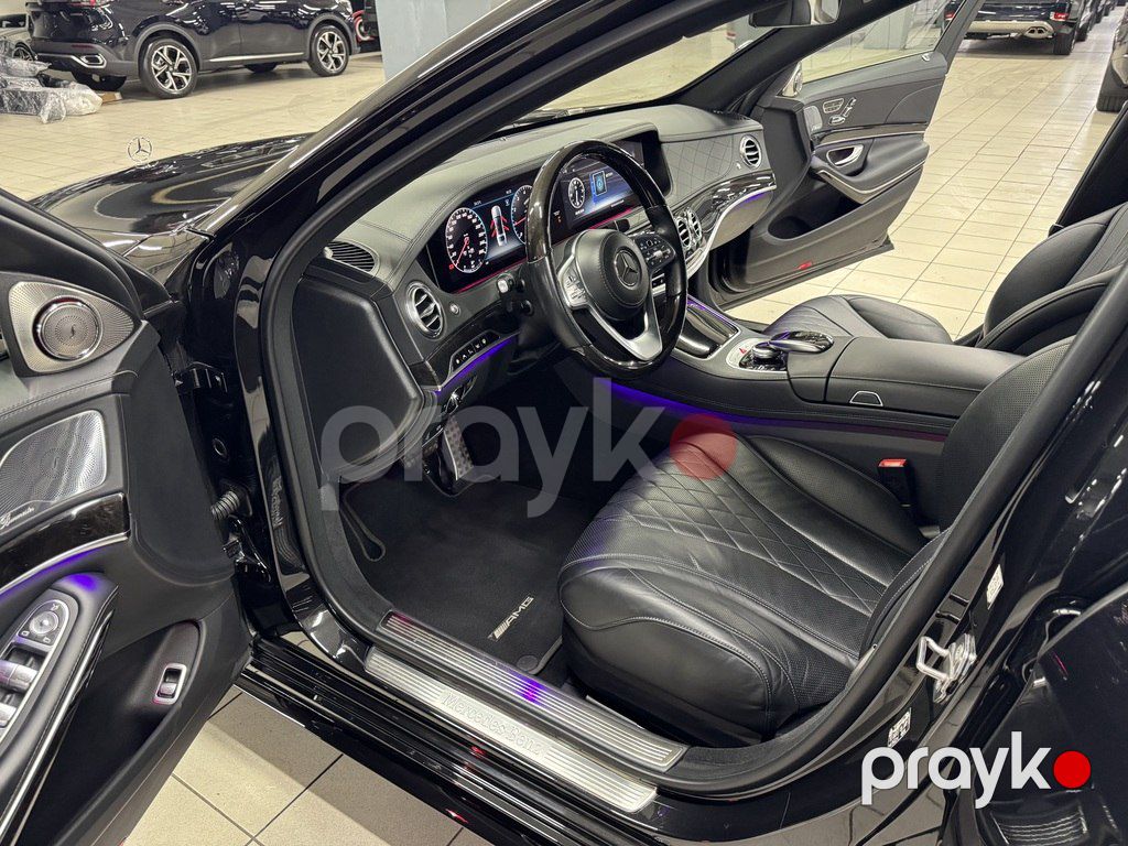 Mercedes S 560 4MATIC, 4.0 L, 2018 il, 60 000 km — Avtomobillər, Bakı (11)