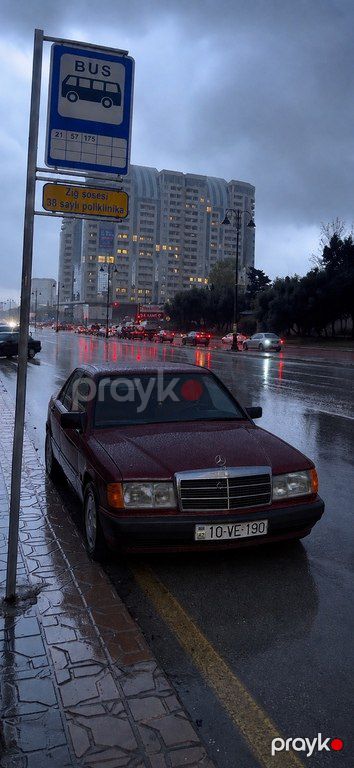 Mercedes 190, 1.8 L, 1990 il, 260 000 km — Avtomobillər, Bakı (6)