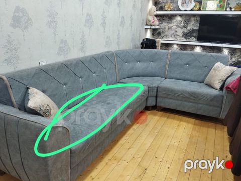 Künc divan, İşlənmiş, Açılan, Bazalı, Parça — Digah
