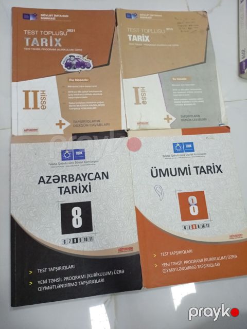 Azərbaycan Tarixi Testlər 8-ci sinif, DİM, 2-ci hissə, 2021 il — Digah