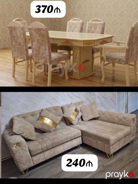 Eyni ünvandan masa dəsti 370₼ Künc divan 240₼. Ünvan Həzi Aslanov — Digah