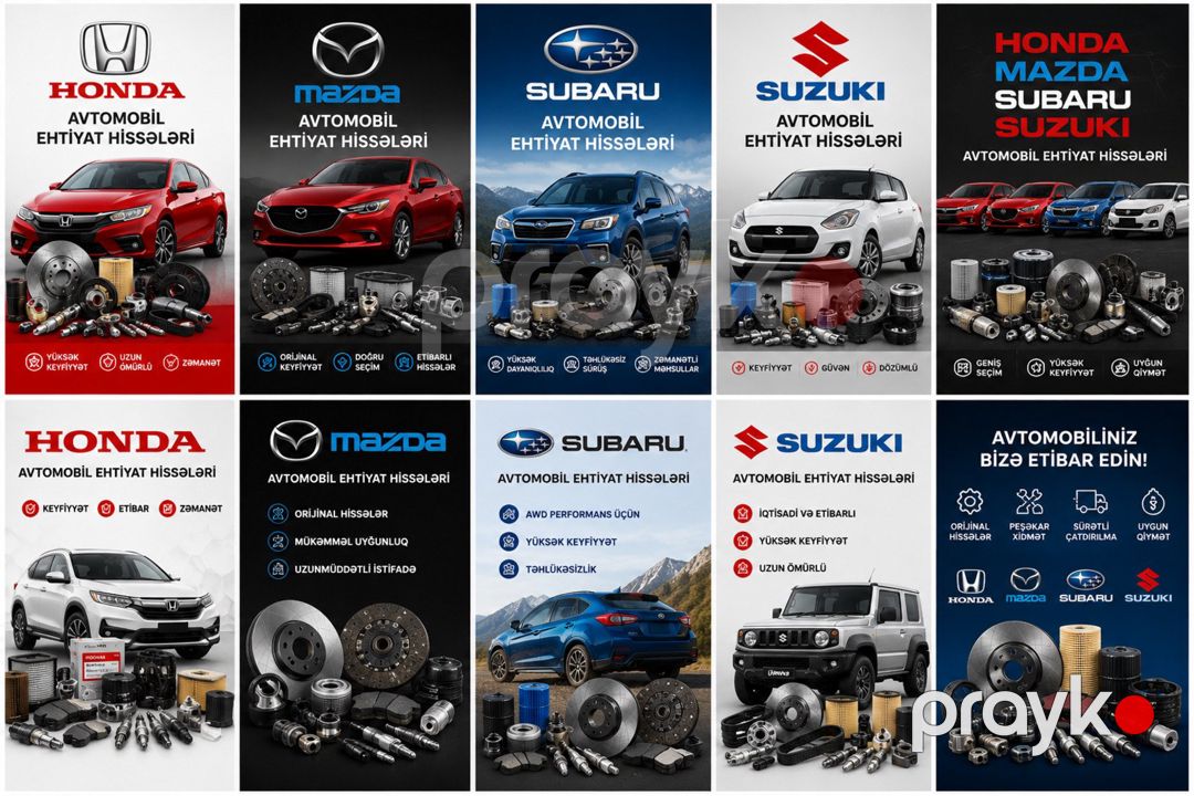 Honda, Mazda, Subaru, Suzuki ehtiyat hissəsi — Ehtiyat hissələri və aksesuarlar, Bakı (5)