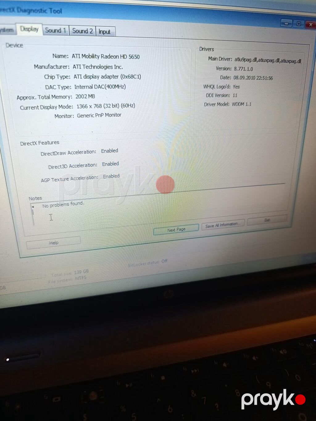 HP Pavilion dv6 satılır Prosessor: Intel Core i3-370M — 2.40 GHz — HP, Bakı (5)