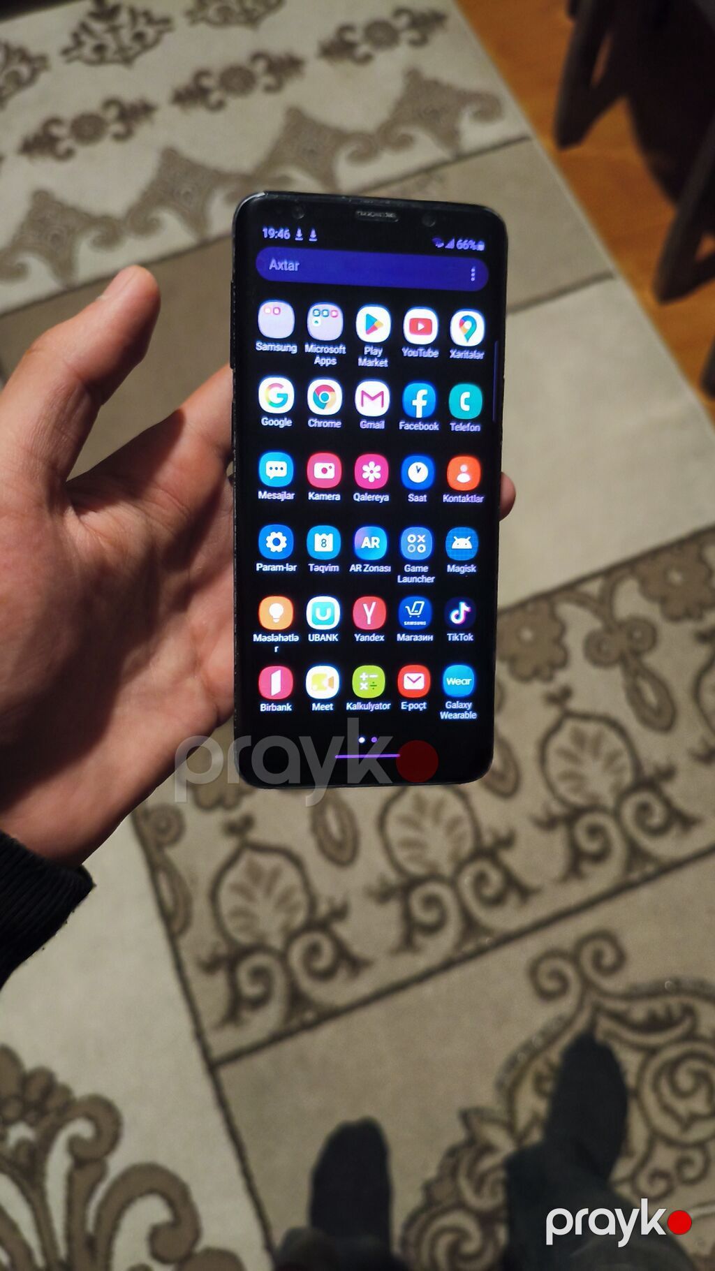 Samsung Galaxy S9, 64 GB, rəng - Qara, Simsiz şarj — Samsung, Gəncə (2)