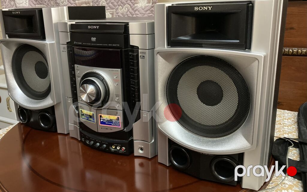 Sony mini Hi‑Fi audio sistemi – 3 bloklu komplekt Təzədən Seçilmir — Akustik sistemlər, Bakı (4)