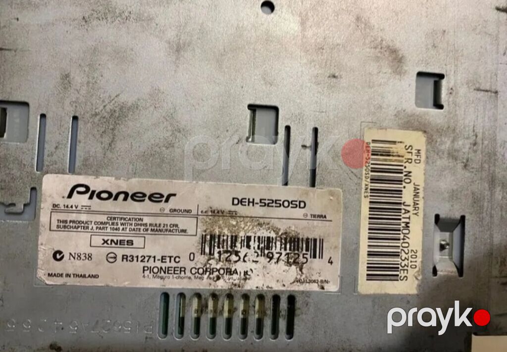 Salam Pioneer Delfin 5250 Satılır Aparaturaya 6 çixişdi hərşeyi — Avtomobil akustikası, Bakı (3)