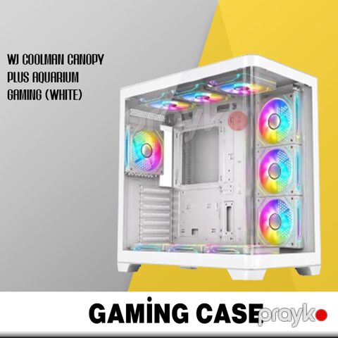 Gaming Case Wj Coolman Canopy Aquarium (White) — Bakı