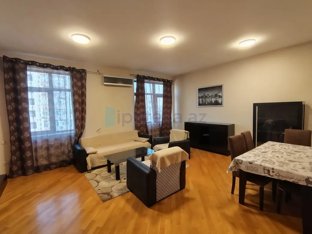 Satılır: 2 Otaq, Yeni tikili, Nərimanov r., 95.00 m² — Mənzil, Bakı (9)