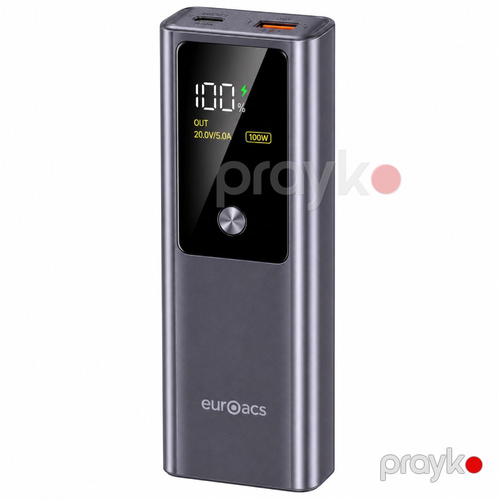 Power Bank Euroacs 20000 mAh EU-QP02 Silver — Powerbank-lər, Bakı