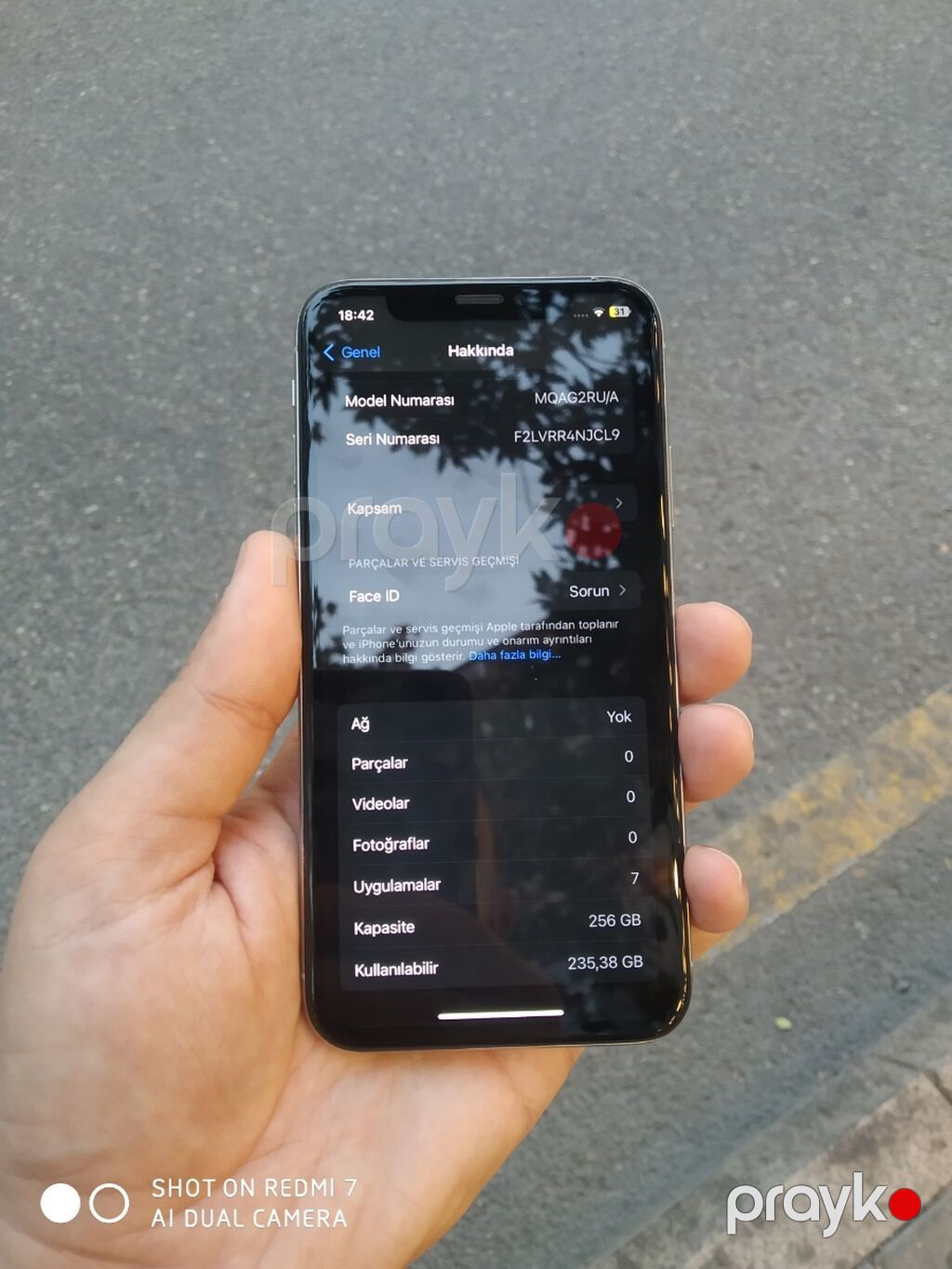 IPhone X, 256 GB, Qara — Apple iPhone, Masazır (4)