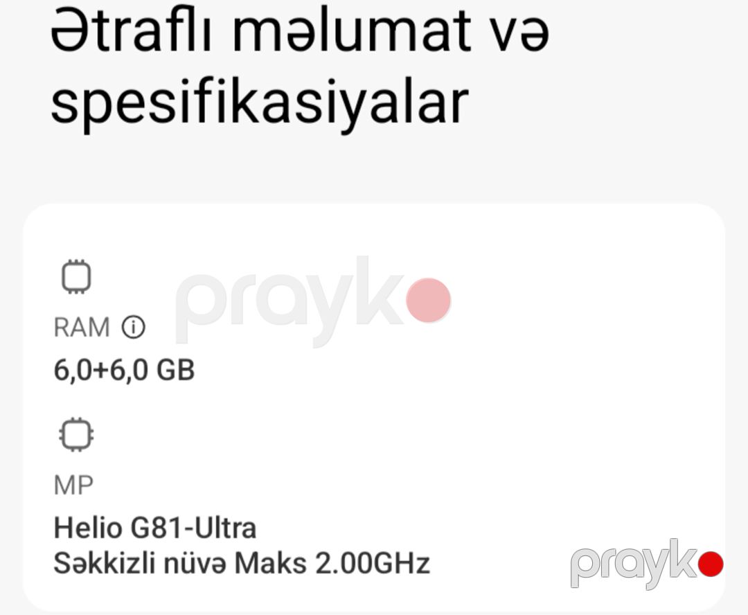 Xiaomi Poco C75 Black 128GB/6GB — Smartfonlar, Ağsu (3)