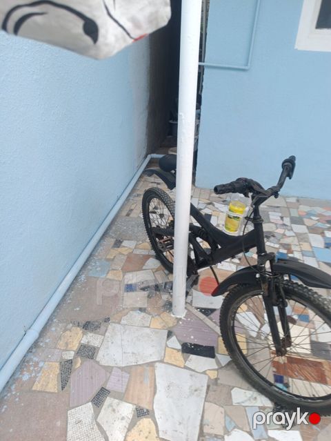 Uşaq/yeniyetmə üçün dağ velosipedi - Rəng: qara - Çərçivə — Digah