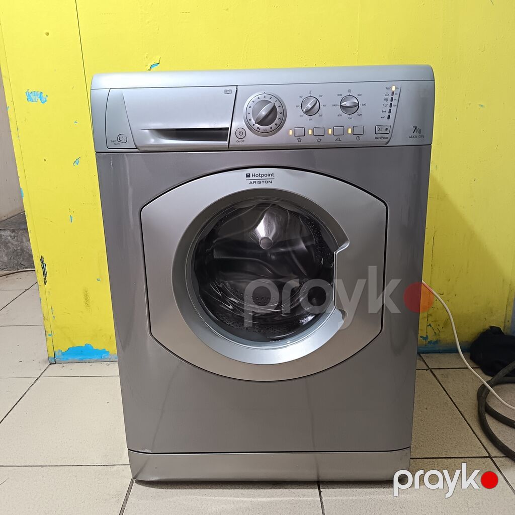 Paltaryuyan maşın Hotpoint Ariston, 7 kq, İşlənmiş, Avtomat, Qurutma var, Kredit yoxdur, Ödənişli çatdırılma — Çamaşır maşınları, Bakı (4)