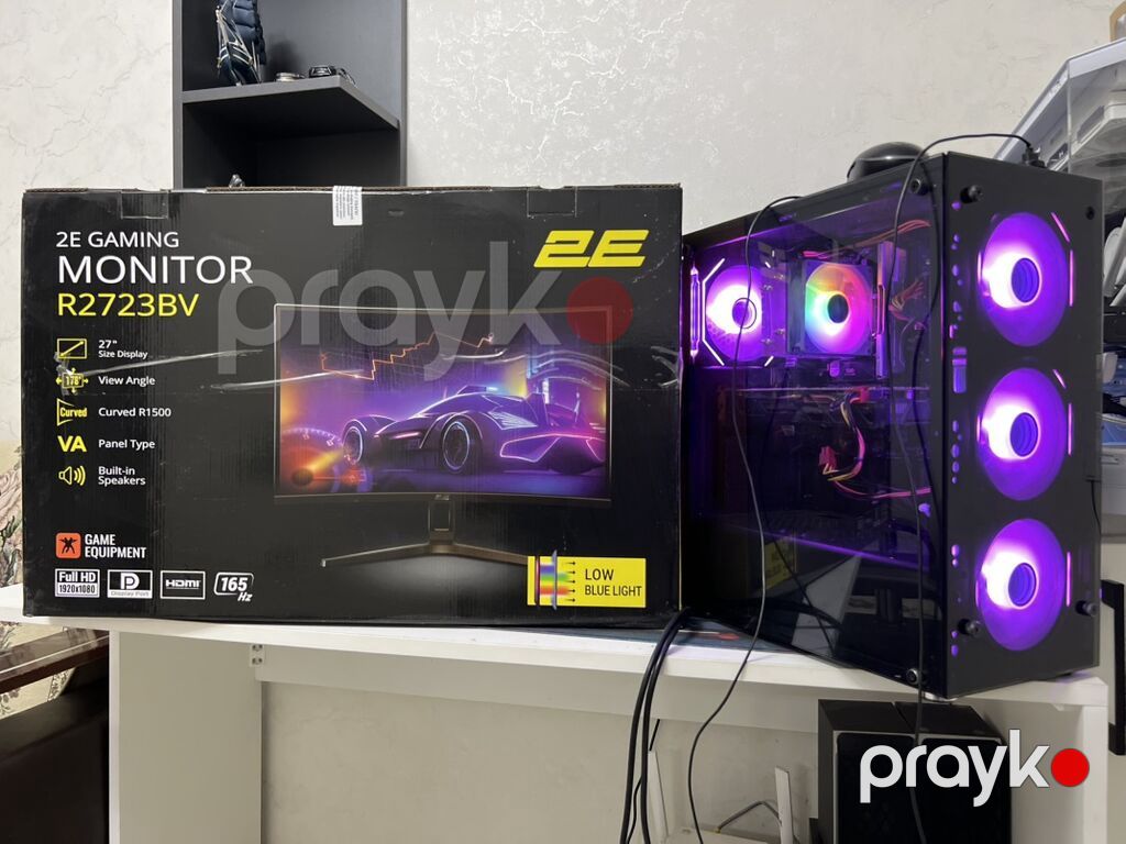 Gaming Pc / Masaüstü Kompüter, Qiymətə Monitor, Case, Mouse, Gəncə — Masaüstü kompüterlər, Gəncə (3)