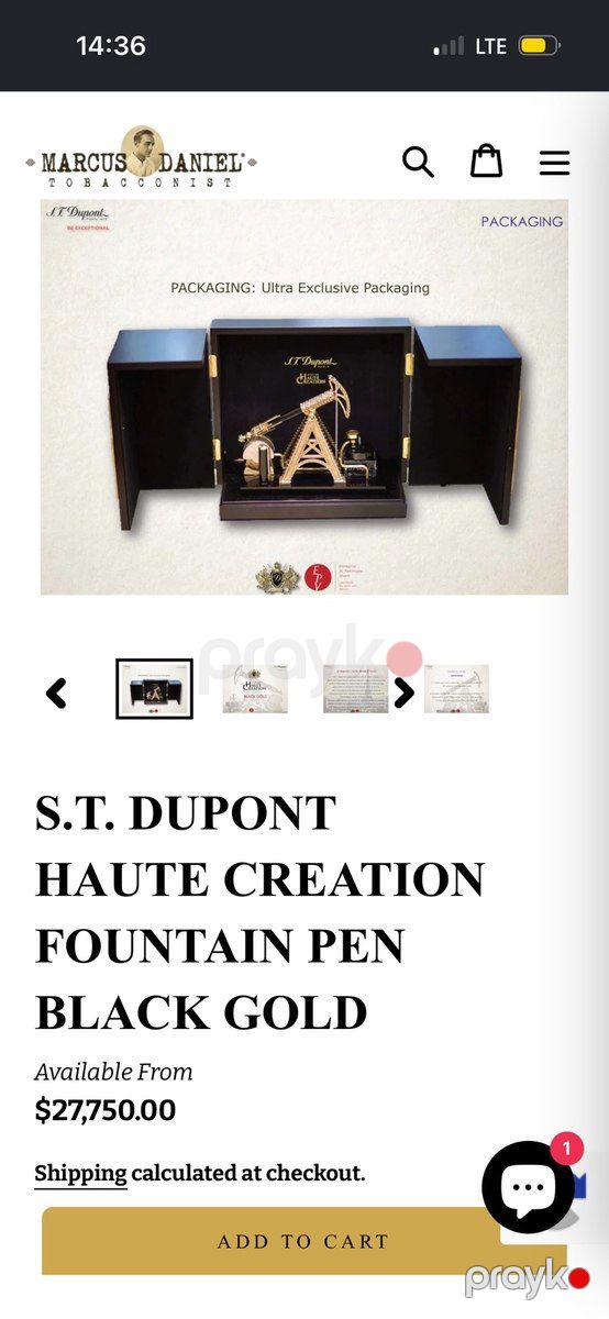 S.T. Dupont Paris kolleksiya dekoru — Kolleksiyalar, Bakı (3)
