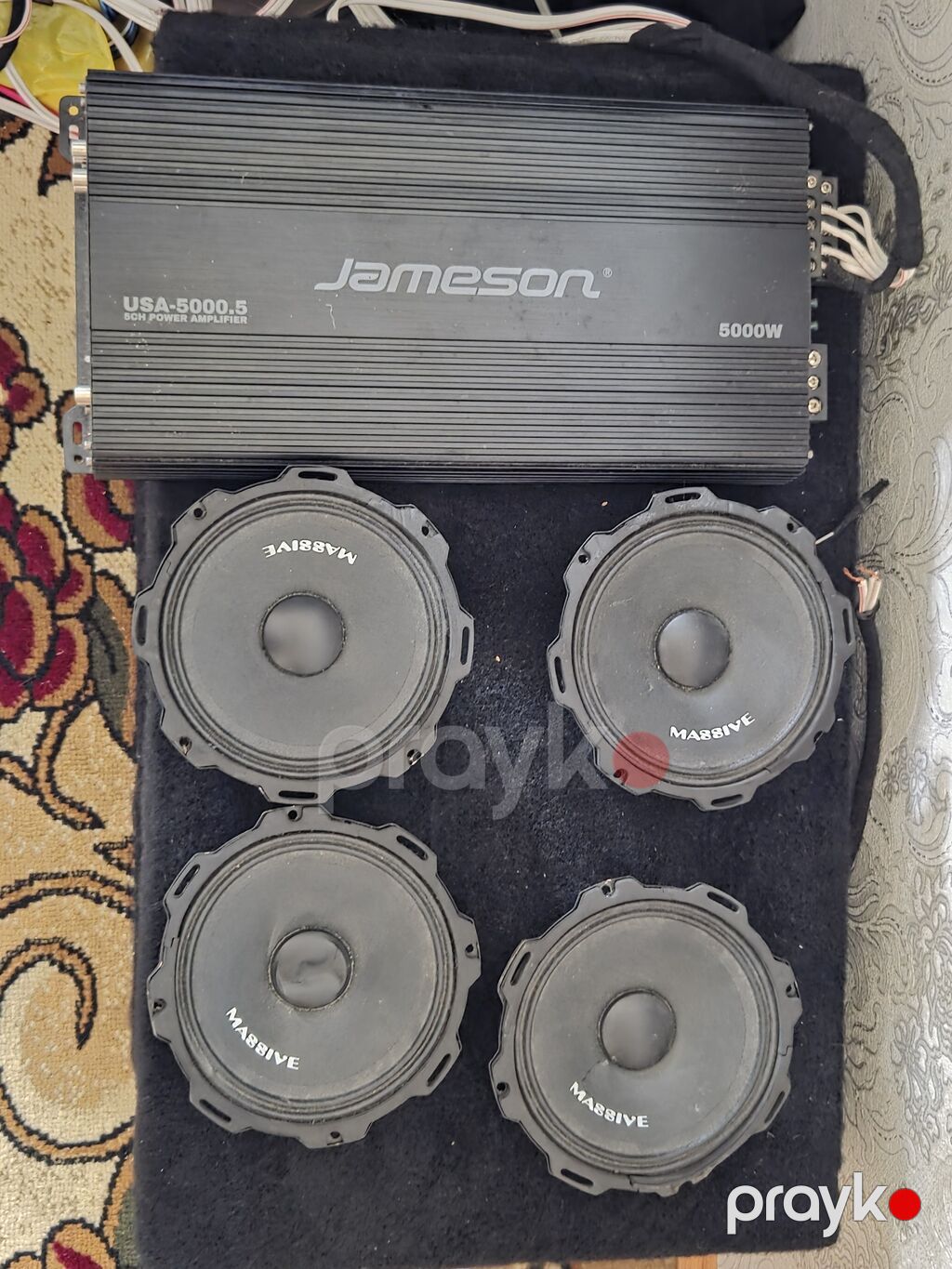 Avtomobil üçün güclü audio sistem dəsti. Komplektə daxildir — Avtomobil akustikası, Fatmayı (3)